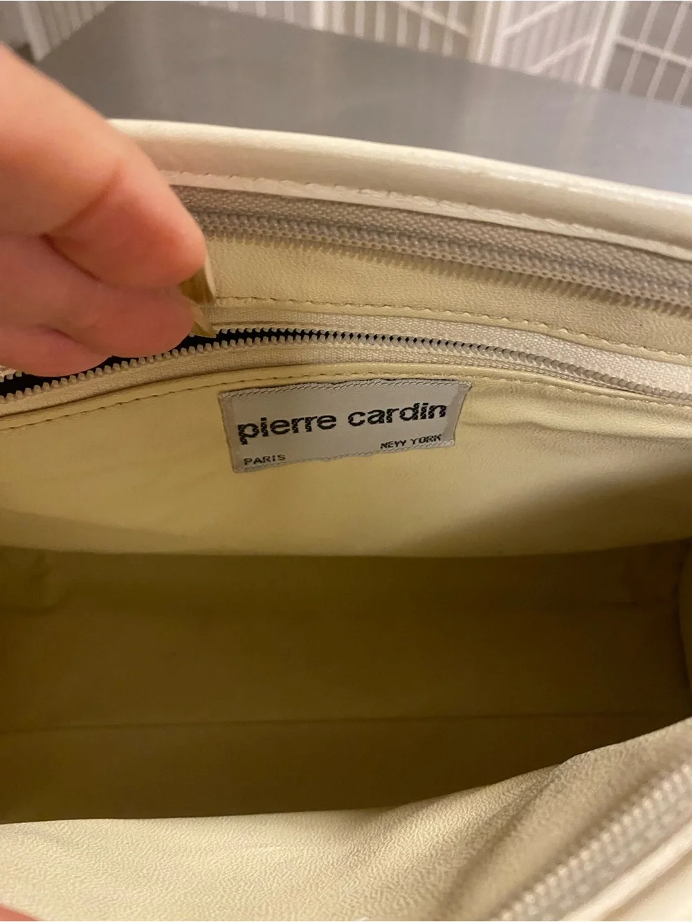 Vintage Pierre Cardin Monogram Top‑Handle Bag (1970s)